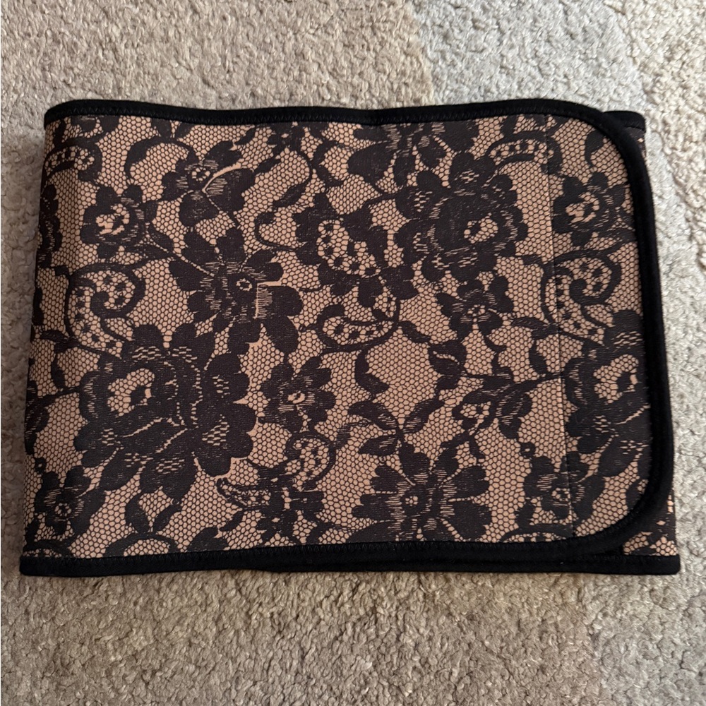 Belly Bandit Lace-Overlay Waist Trainer in Nude and Black